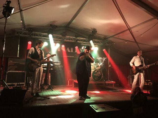 Feest met lichtshow